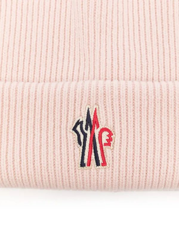 【送料&関税込】Moncler Grenoble Dark Pink Wool Beanie Hat Moncler Grenoble Wool Beanie Hat | Pink | FARFETCH