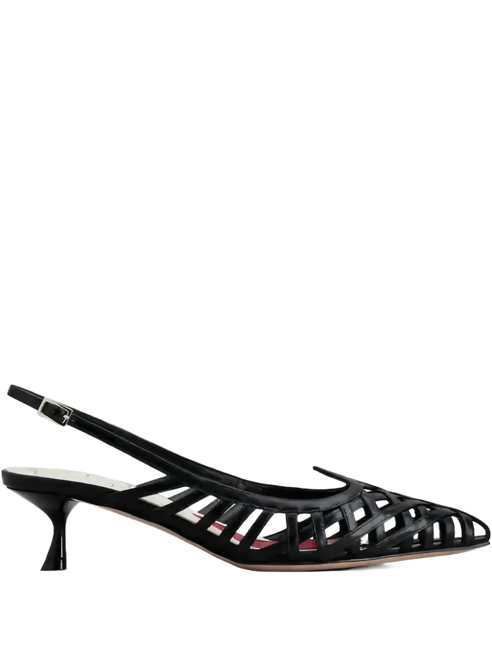 Roger Vivier slingback lattice pumps | Black | Image 1