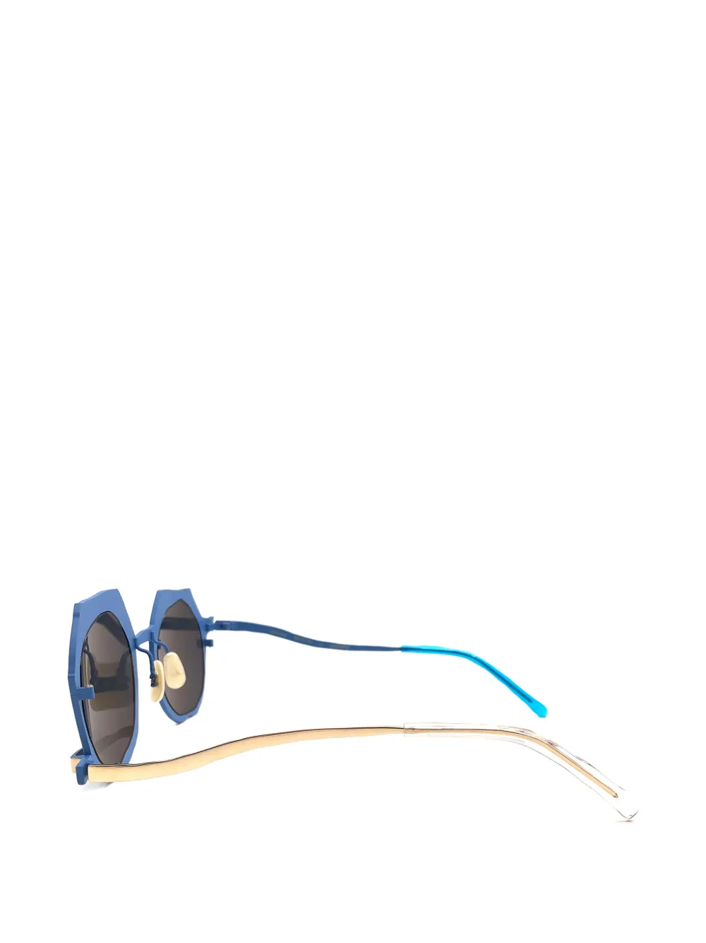 MASAHIROMARUYAMA geometric-frame Sunglasses | Blue | FARFETCH RO