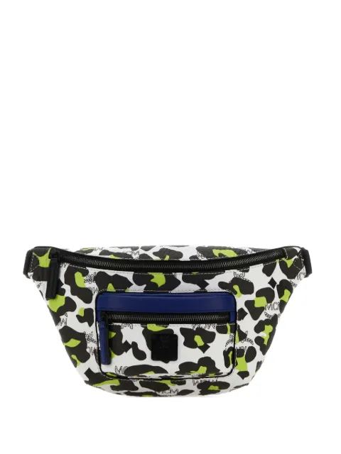 MCM mini Fursten leopard-print belt bag