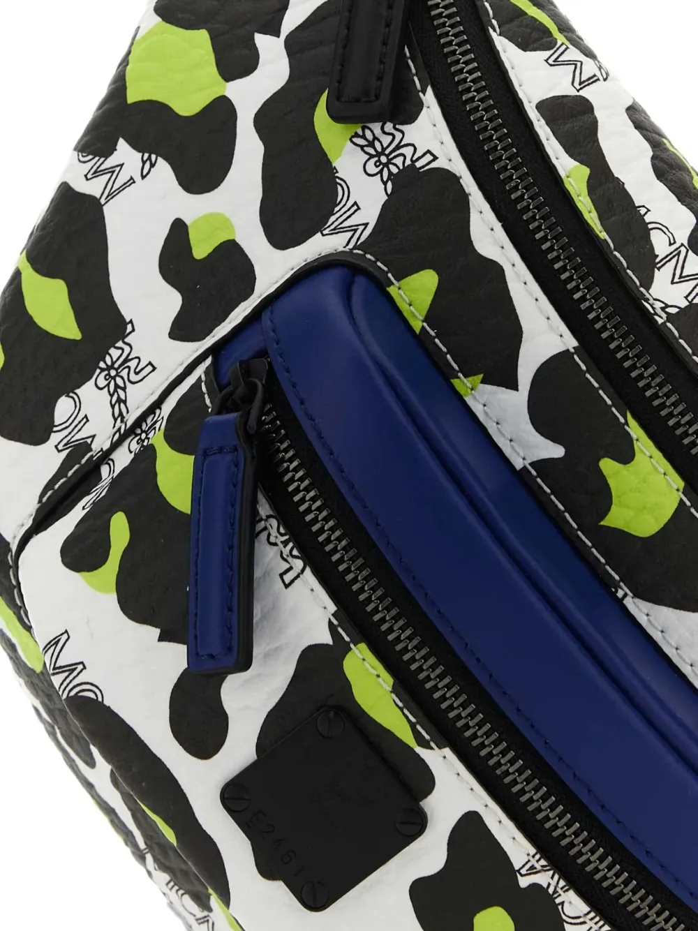 Mcm Mini Fursten Leopard-print Belt Bag In Multi