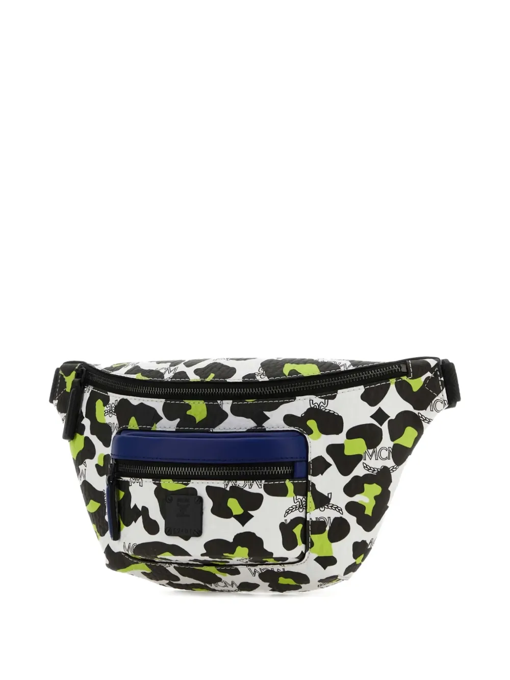 Mcm Mini Fursten Leopard-print Belt Bag In Multi