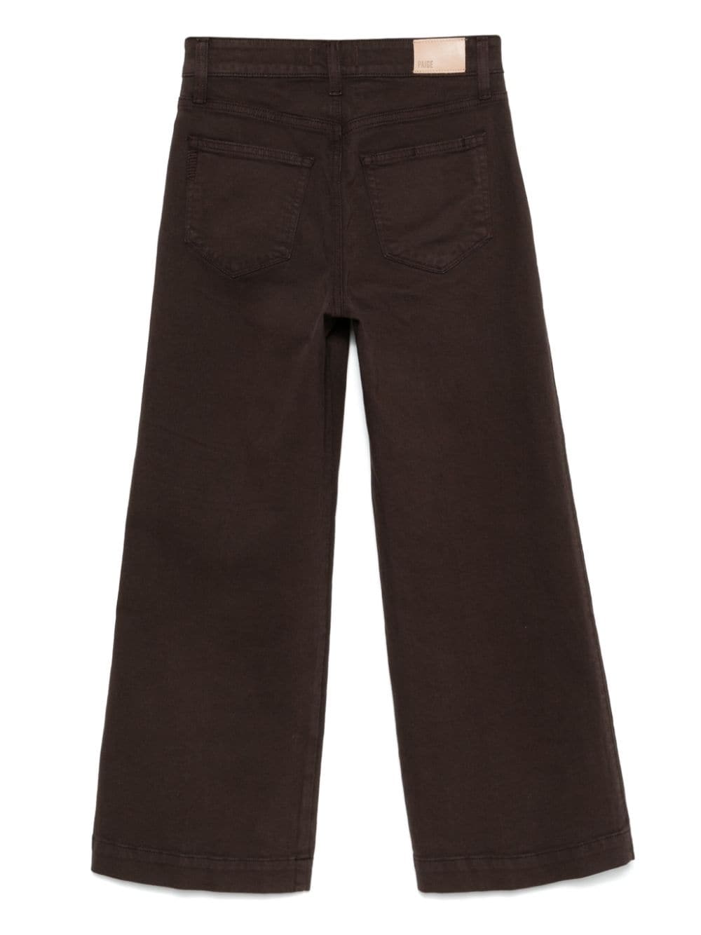 Shop Paige Anessa Trousers In Brown