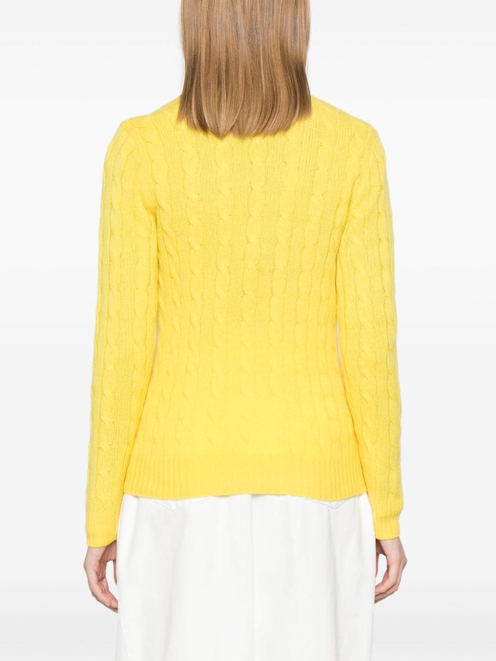 Shop Polo Ralph Lauren Kimberly Sweater In Yellow