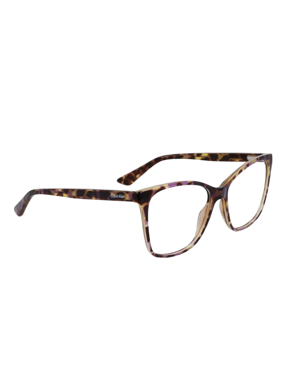 Calvin Klein tortoiseshell square-frame glasses | Image 2
