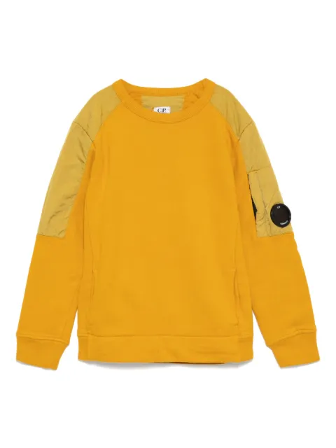 C.P. Company Kids contrasting-fabric panel sweatshirt