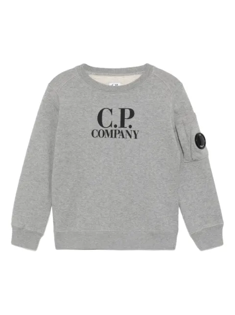 C.P. Company Kids Agasalho de fleece com logo