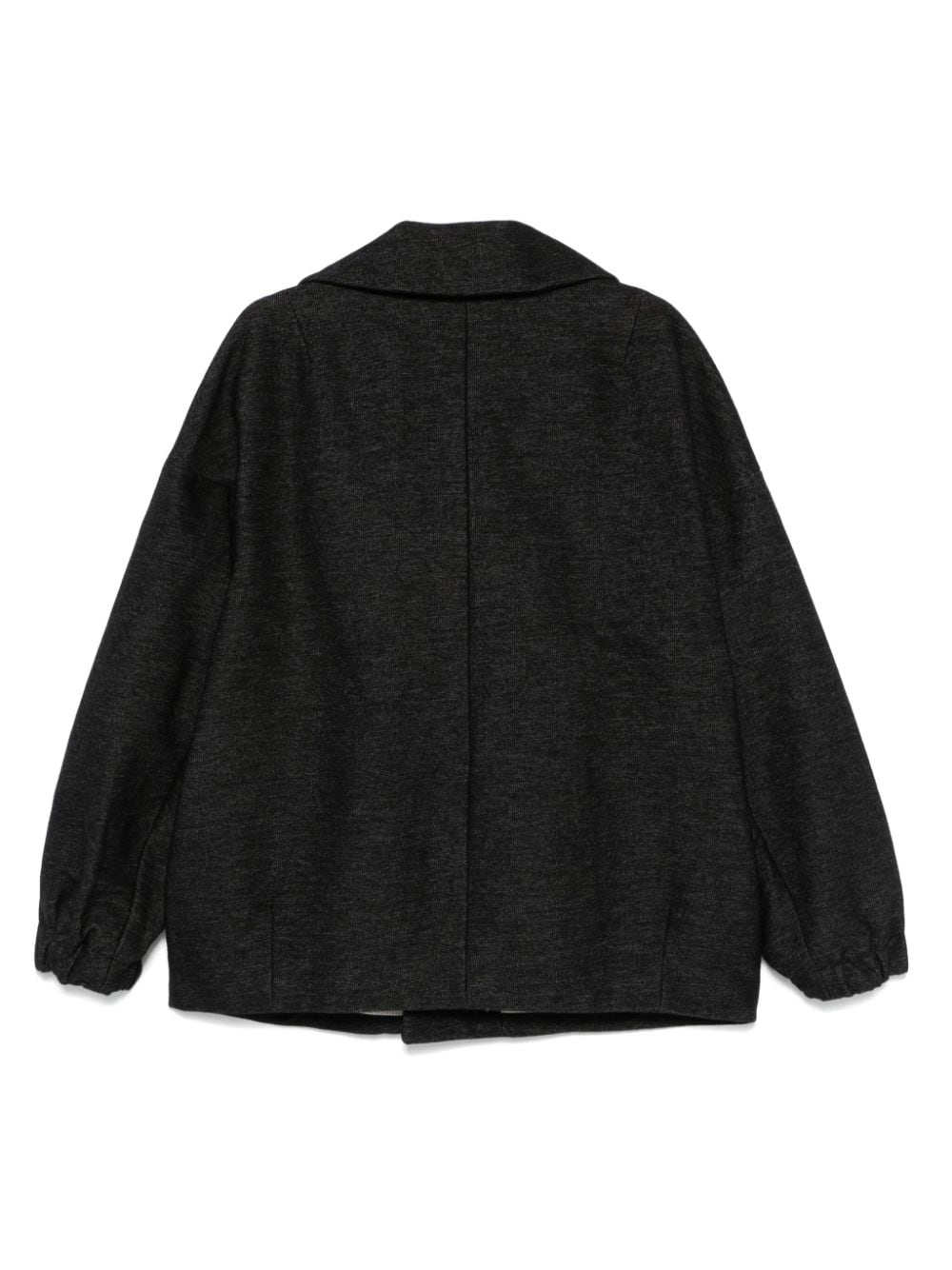 Shop Forme D'expression Single-breasted Coat In Black