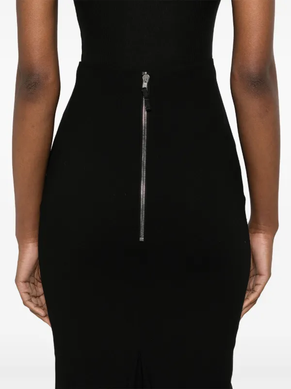 Rick Owens Pillar Maxi Skirt | Black | FARFETCH