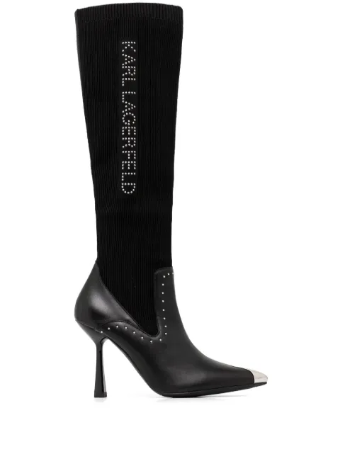 Karl Lagerfeld botas Pandara con tacón de 100mm