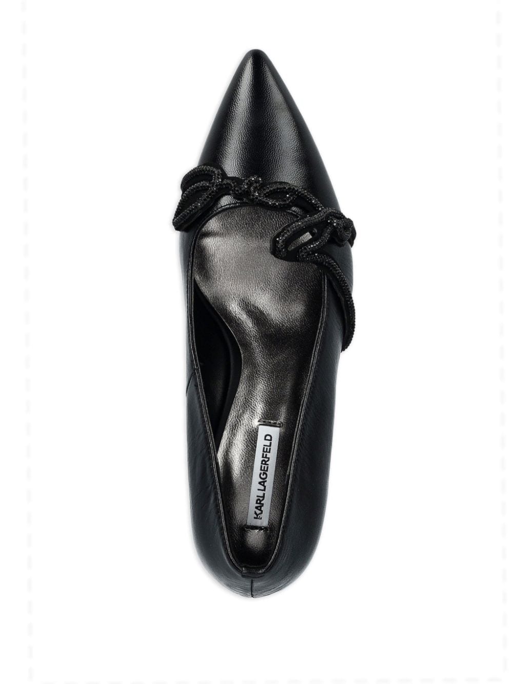 Shop Karl Lagerfeld 80mm Sienna Pumps In Black