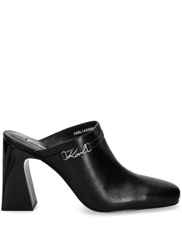 Karl Lagerfeld Astra Nova Mules Black FARFETCH AE