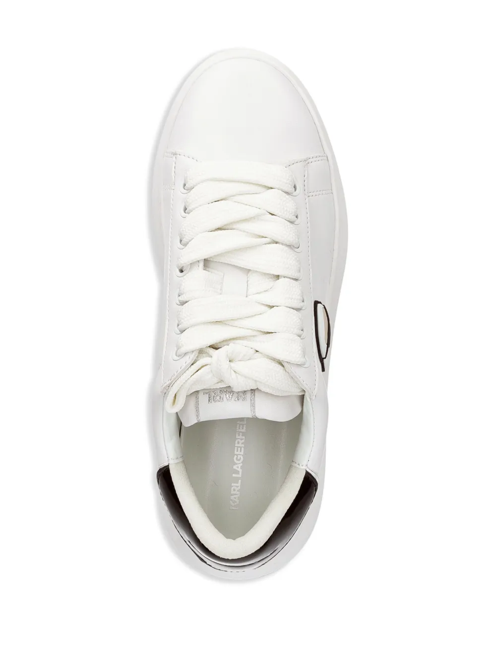 Karl Lagerfeld Kapri Karl NFT leather sneakers White