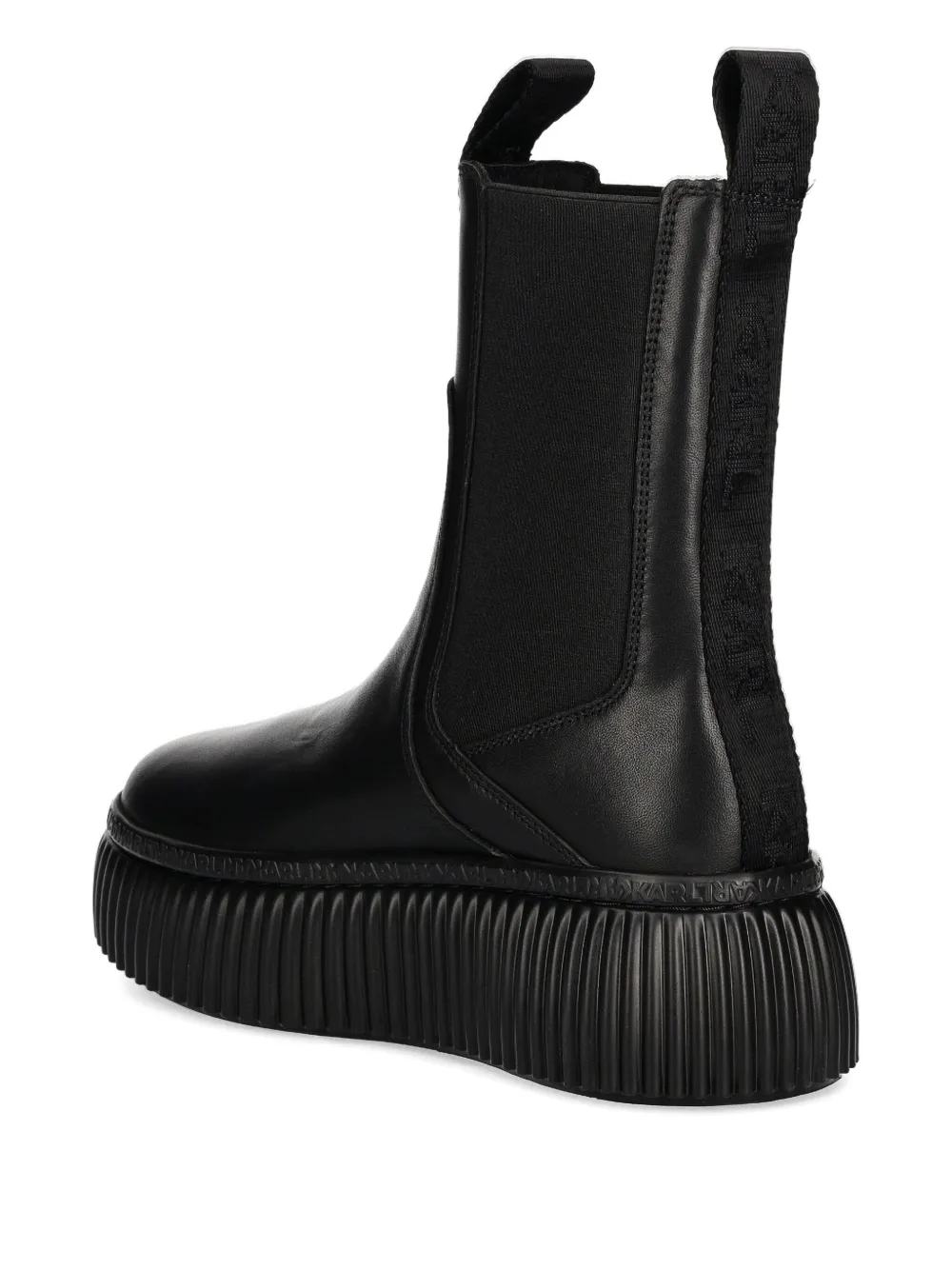 Karl Lagerfeld embellished-detail boot Zwart
