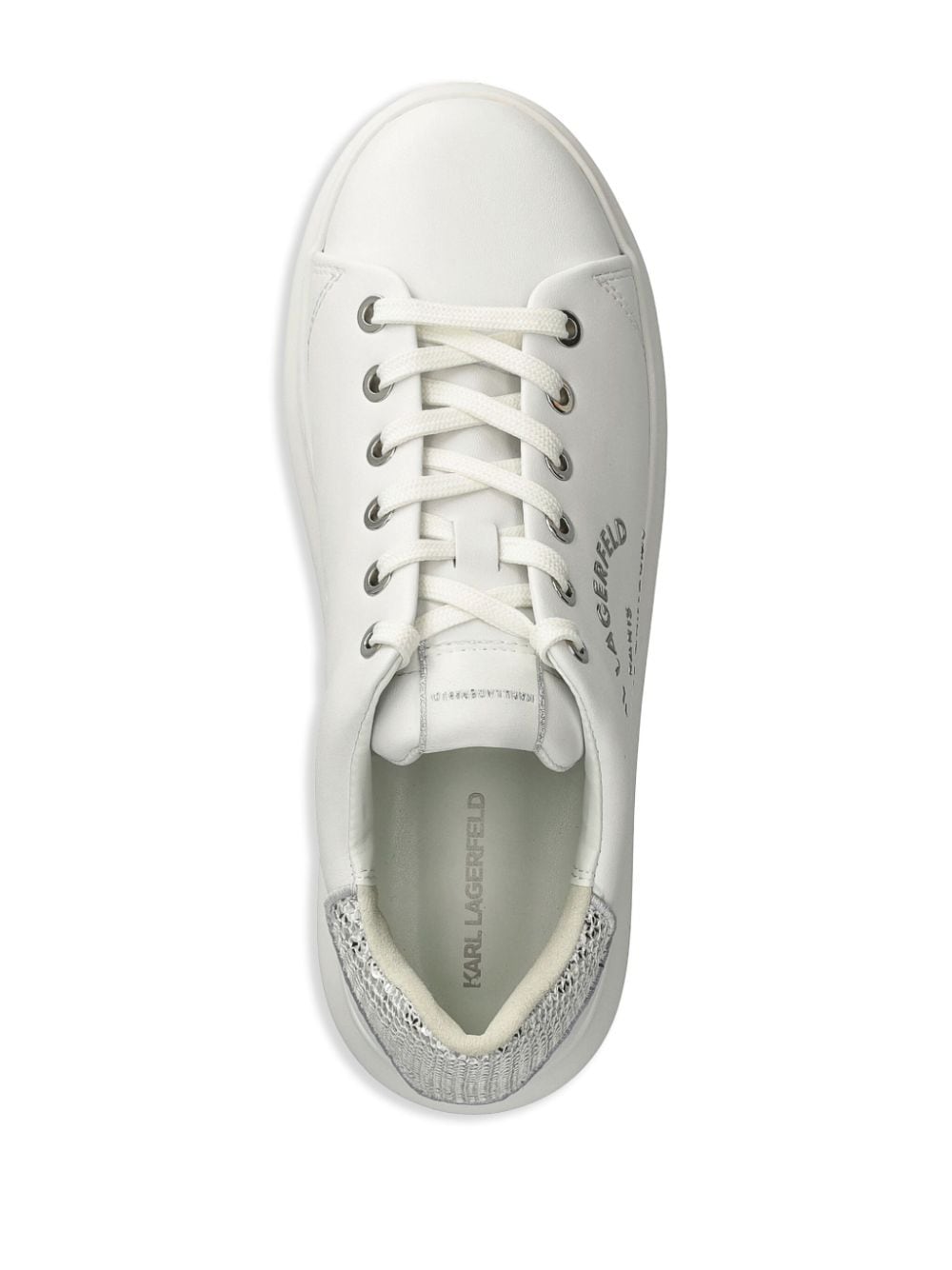 Shop Karl Lagerfeld Kapri Sneakers In White