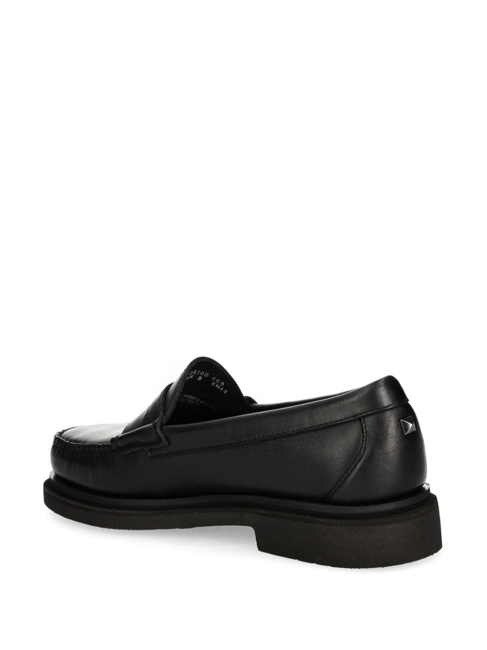 Karl Lagerfeld Leren loafers Zwart