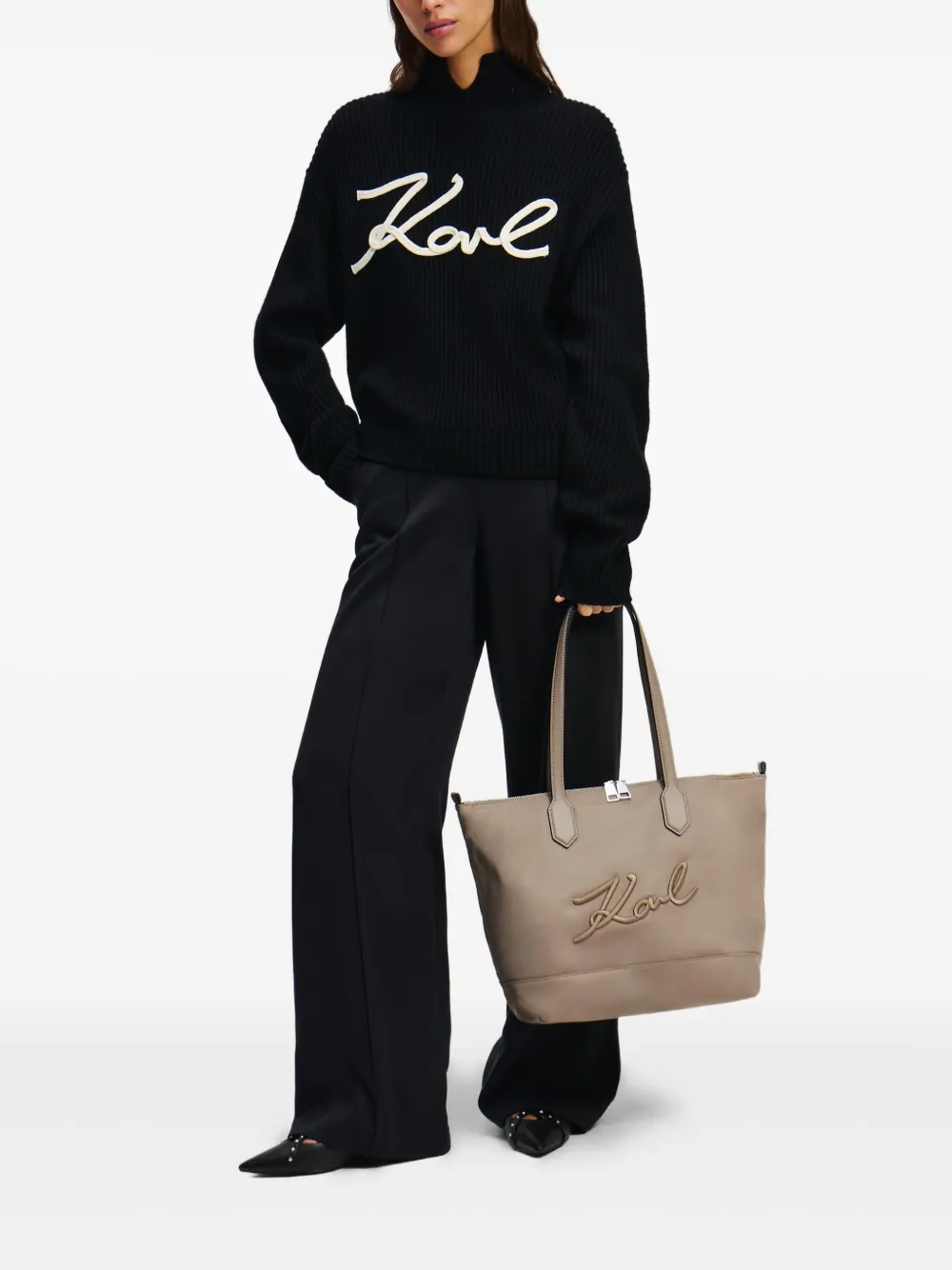 Karl Lagerfeld sac à main à motif K/Signature | Image 2