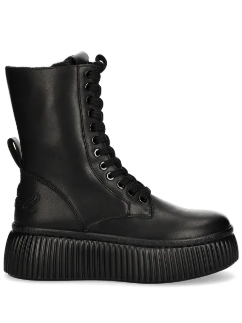 Karl Lagerfeld 40mm ribbed sole boots 