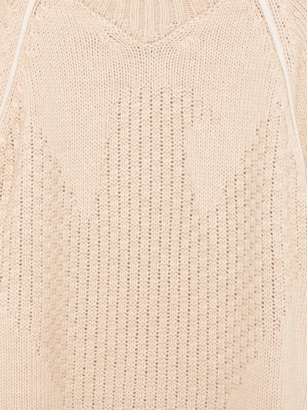 Emporio Armani Kids Trui met intarsia logo Beige