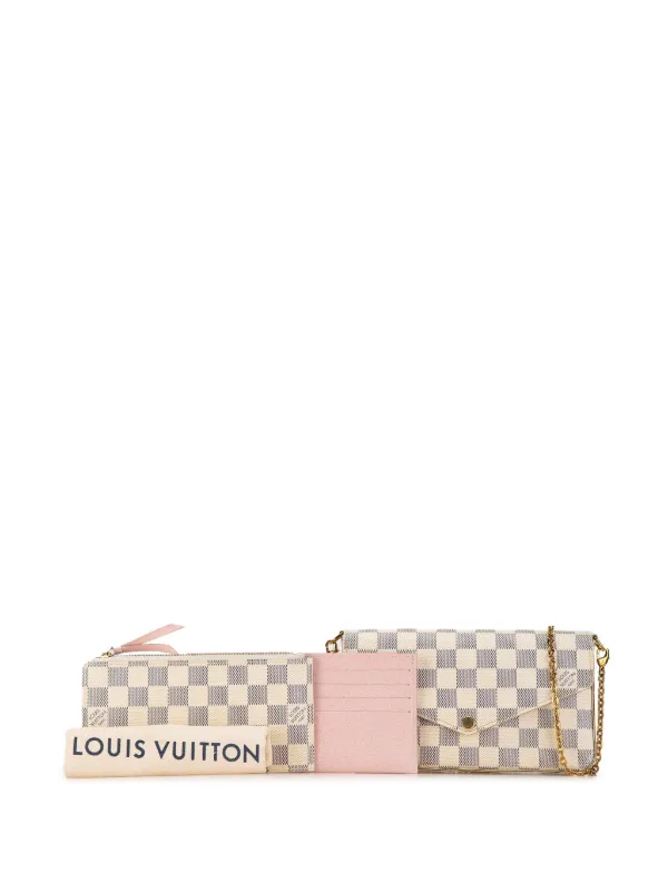 Louis vuitton félicie damier azur canvas cross body bag clearance