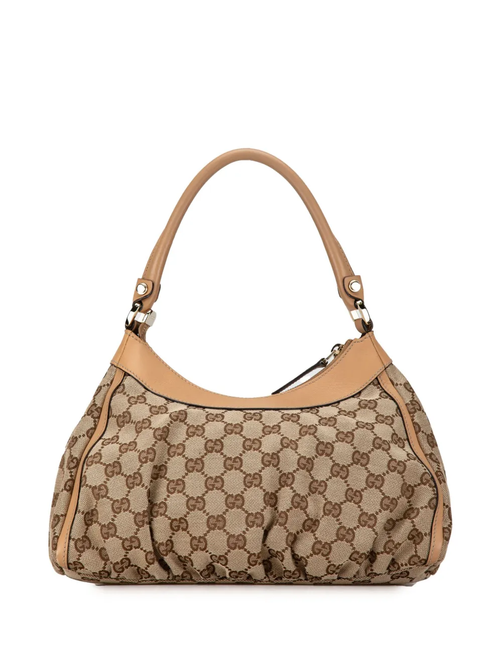 Gucci Pre-Owned 2000-2015 GG Canvas Abby schoudertas met D-ring - Bruin