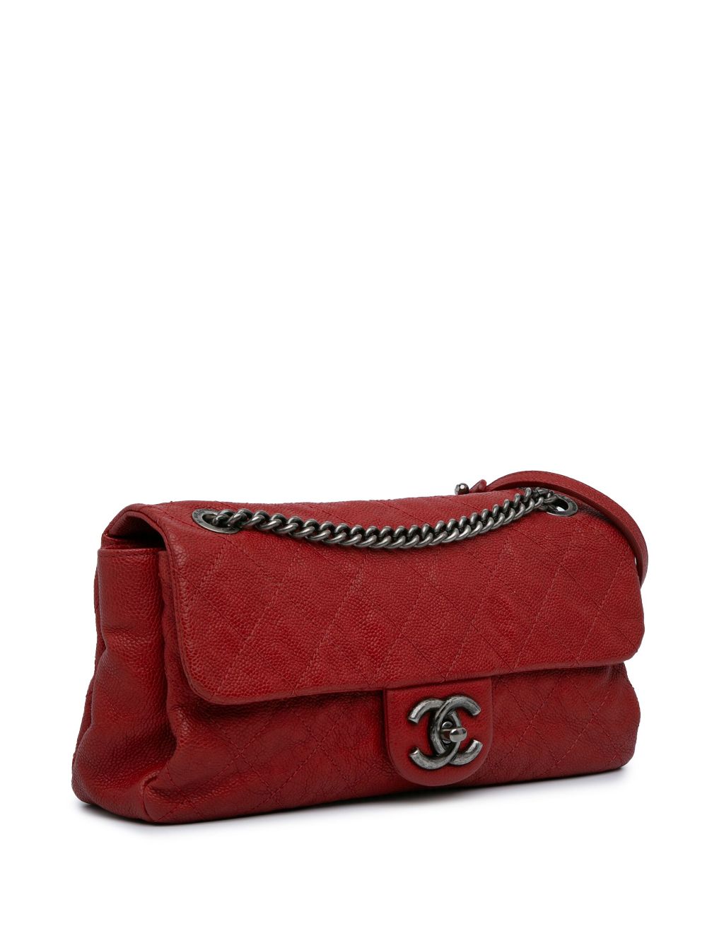 CHANEL 2011 Medium Quilted Caviar Easy Flap shoulder bag Women