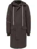 Rick Owens hooded coat - Brown