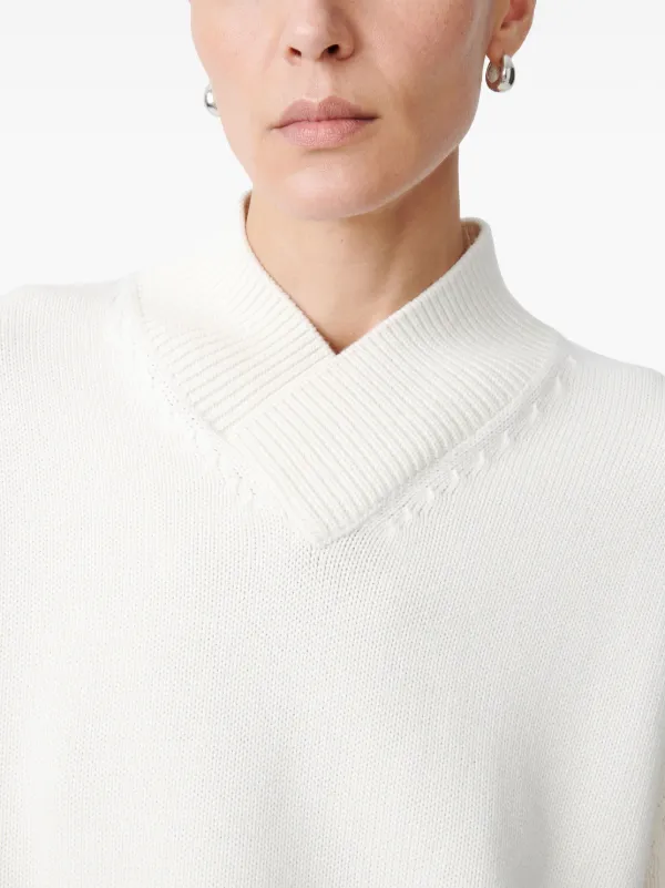 美品■英国製■STUDIO NICHOLSON オーバーサイズ ニット ホワイト 美品□英国製□STUDIO NICHOLSON オーバーサイズ ニット ホワイト
