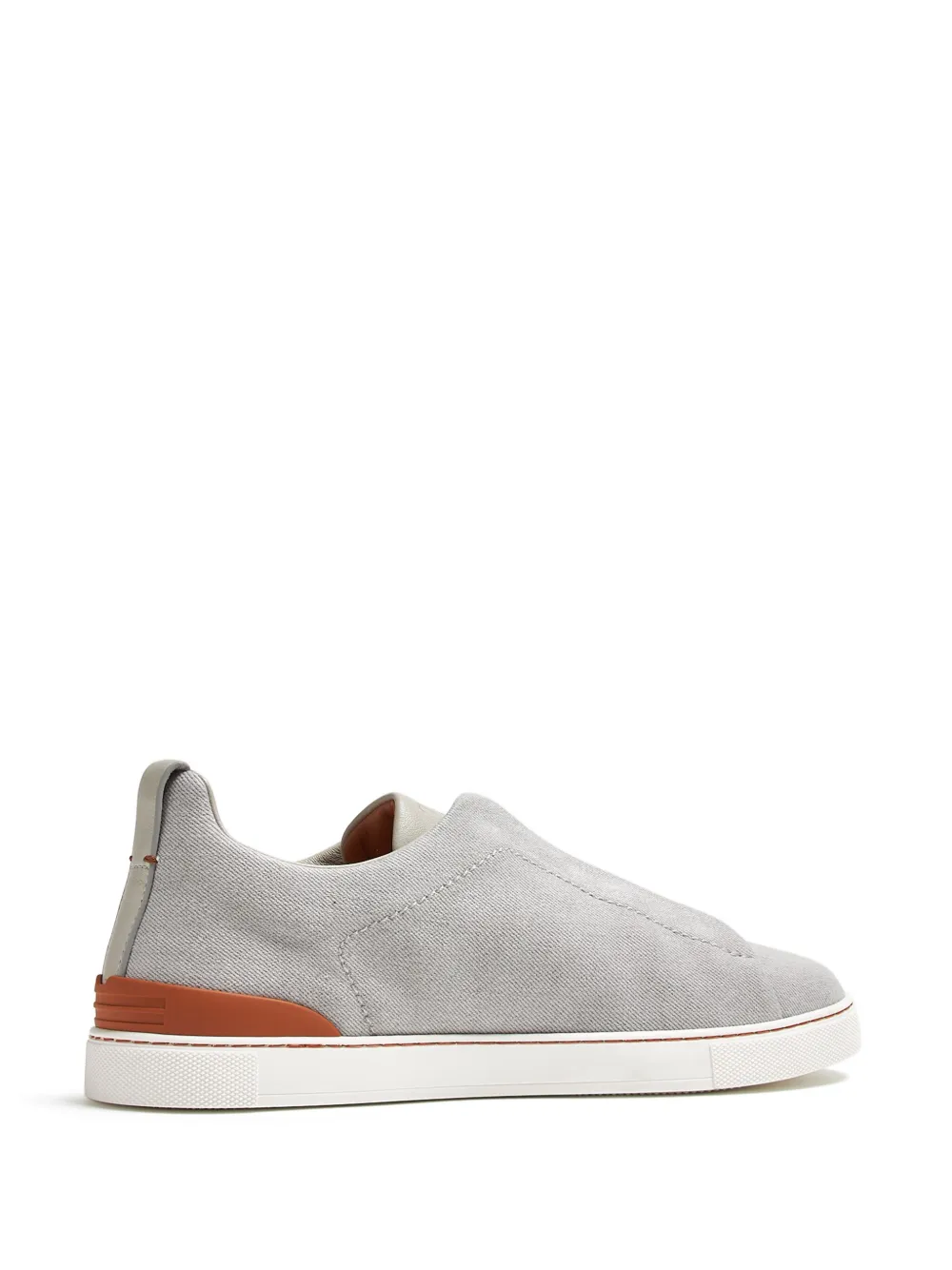 Zegna Sneakers met stiksels Grijs