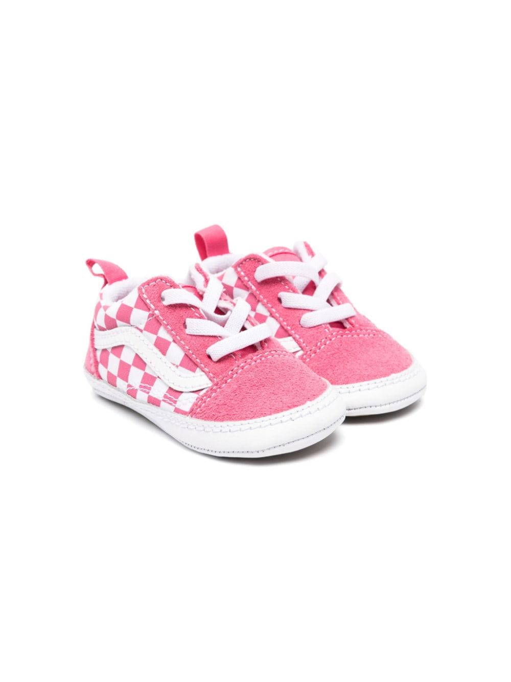 Pink and white toddler vans online