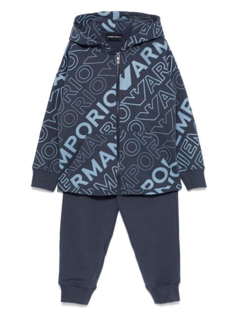 Emporio Armani Kids logo-print tracksuit