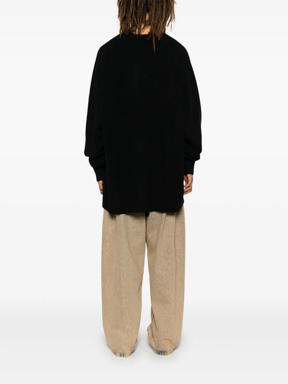 extreme cashmere Nº376 Club trui Zwart