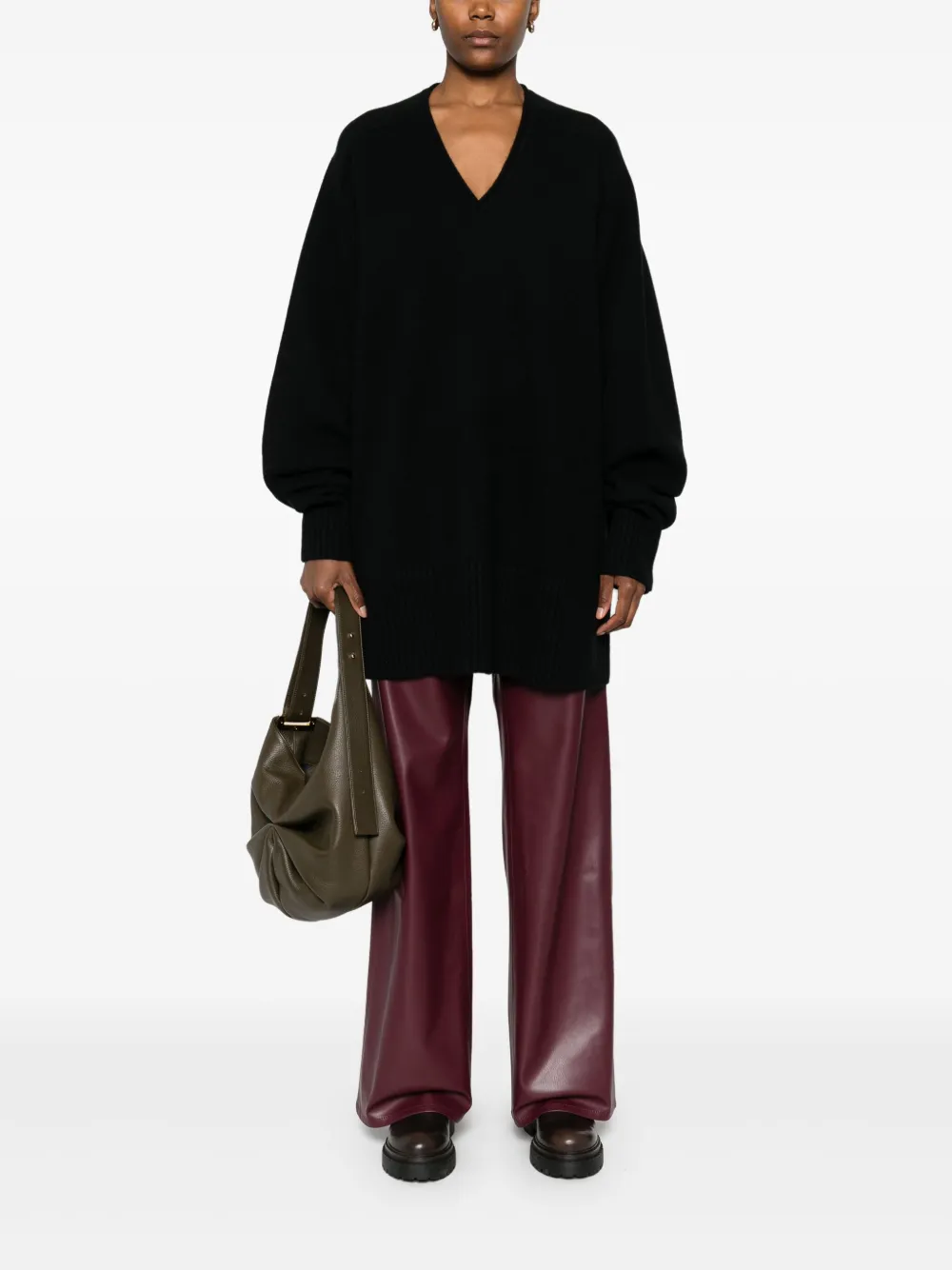 extreme cashmere Nº376 Club trui Zwart
