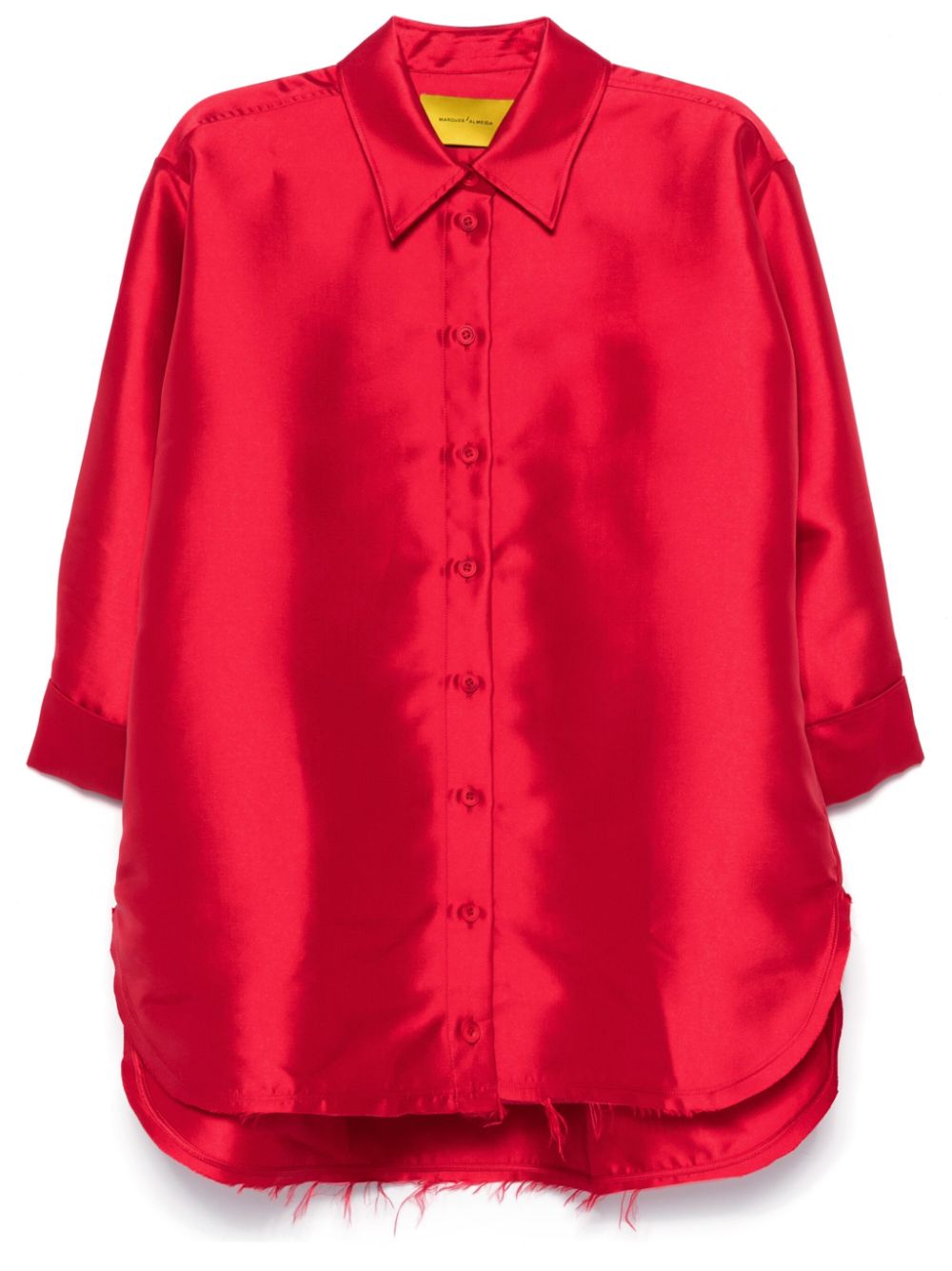 Marques'Almeida satin shirt