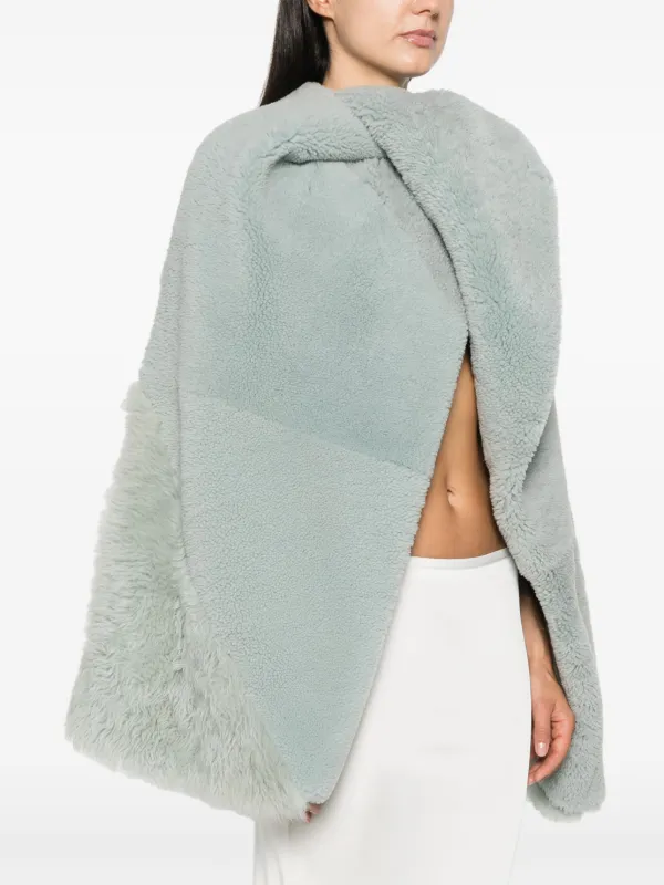 Rick Owens Masto Cape | Blue | FARFETCH UK