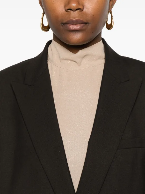 Fabiana Filippi double-breasted Blazer | Brown | FARFETCH