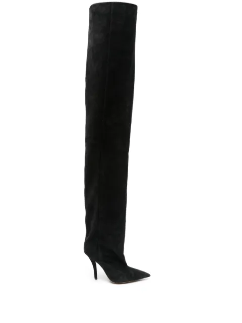 Paris Texas 110mm suede boots