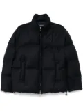Emporio Armani funnel-neck jacket - Blue