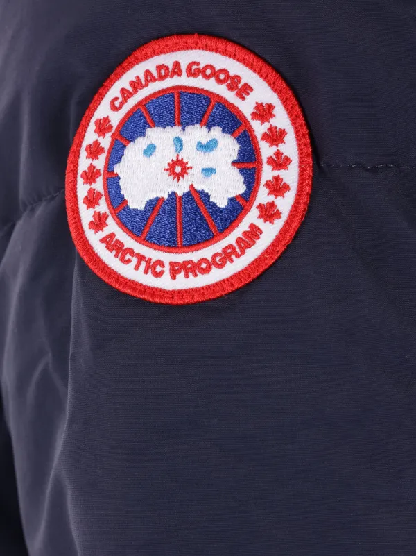 Canada Goose Chamarra Capitonada Con Capucha Azul FARFETCH CO