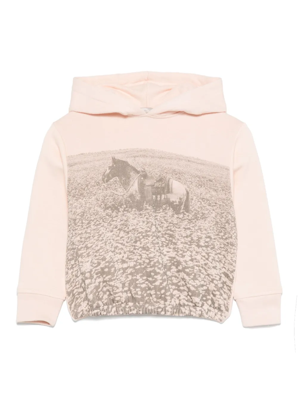 Stella Mccartney Graphic-print Hoodie In Pink