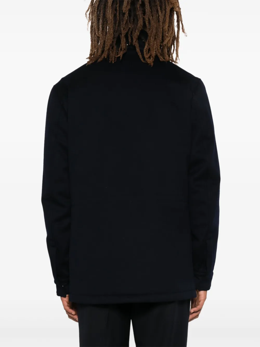 Herno Jack van scheerwol Blauw