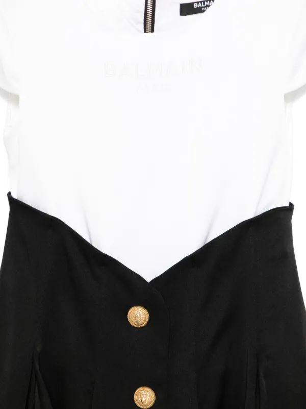 2025SS BALMAIN KIDS アシンメトリースカート BK (C-10Y) 2025SS BALMAIN KIDS アシンメトリースカート BK (C-10Y)