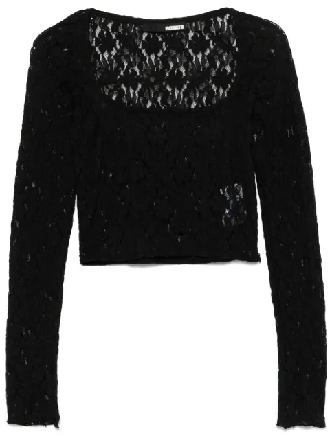 ROTATE BIRGER CHRISTENSEN lace long-sleeve top