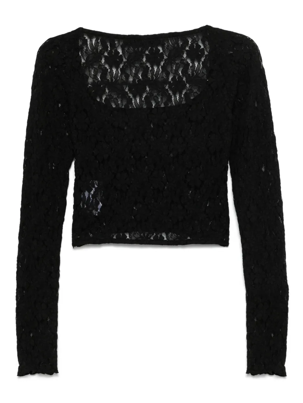 Affordable ROTATE BIRGER CHRISTENSEN lace long-sleeve top Women