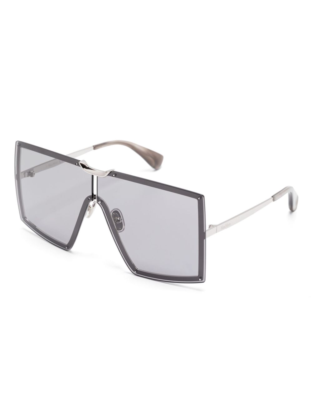 Max Mara Eyewear Zonnebril met oversized montuur - Zilver