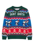 MC2 Saint Barth Kids Christmas Snoopy sweater - Green