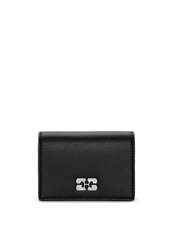 カードケース・名刺入れ Ganni Bou Card Holder - Ganni - Leather - Black Ganni Bou Card Holder – Two Skirts