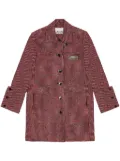 GANNI checked jacket - Red