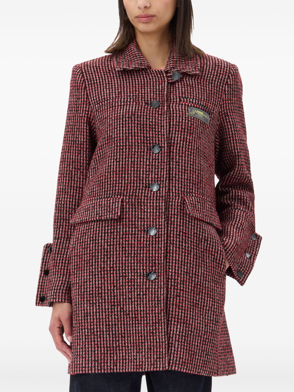 GANNI checked jacket Women