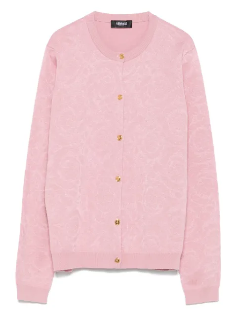 Versace Kids Barocco-jacquard cardigan